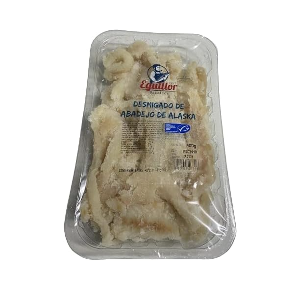 Ibéricos a Domicilio Gourmet Desmigado de Abadejo de Alaska en Presentación de 400 g