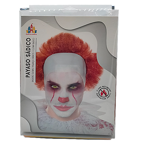Peluca Payaso Sádico.