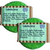 miniatura Pack 2 Champús Sólidos Cabellos Secos. Pack Ahorro. Sin Parabenos Ni Siliconas. Apto Veganos