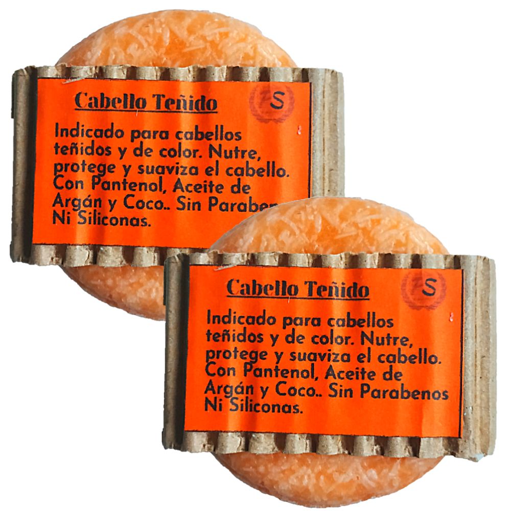 Pack 2 Champús Sólidos Anticaspa. Pack Ahorro. Sin Parabenos Ni Siliconas. Apto Veganos