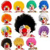 miniatura Peluca Payaso Rizos.