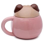 miniatura Taza de cerámica con tapa perrito 4