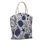 miniatura Bolsa de playa de yute conchas marinas 2