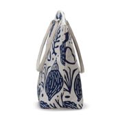 miniatura Bolsa de playa de yute conchas marinas 3