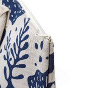 miniatura Bolsa de playa de yute conchas marinas 4