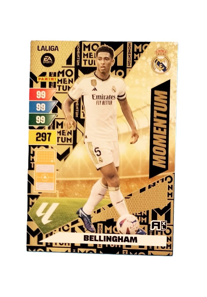 PANINI BELLINGHAM - Real Madrid MOMENTUM Balón de Oro Adrenalyn XL 2023 2024