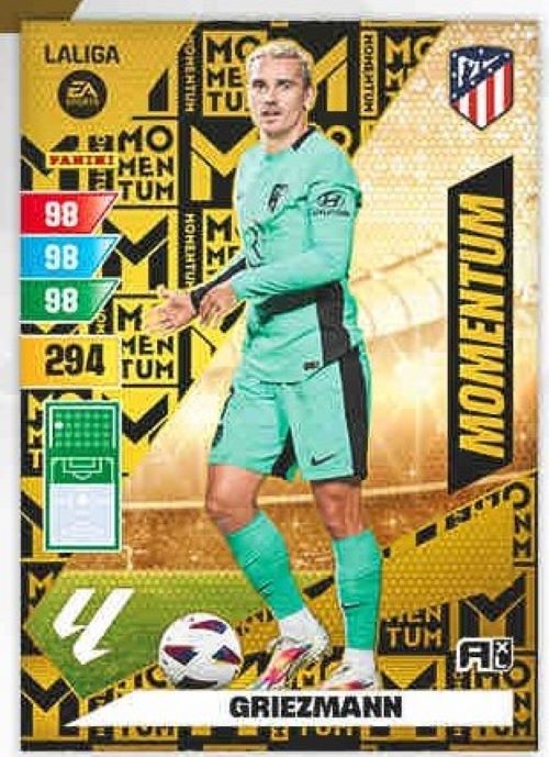 PANINI GRIEZMANN - At. Madrid MOMENTUM Balón de Oro Adrenalyn XL 2023 2024