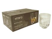 miniatura Lote 6 vasos cristal transparente pesado Whisky Agua -Virgo Mixology 250ml
