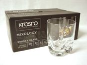 miniatura LOTE 6 VASOS CRISTAL TRANSPARENT PESADO WHISKY AGUA VIRGO MIXOLOGY 250ML