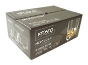 miniatura LOTE 6 VASOS CRISTAL TRANSPARENT PESADO WHISKY AGUA VIRGO MIXOLOGY 250ML