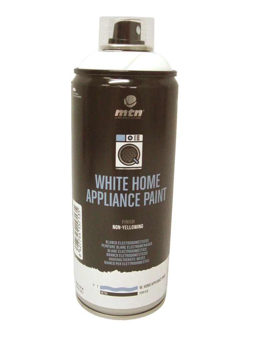 BOTE SPRAY PINTURA BLANCO ELECTRODOMESTICOS RETOQUE MONTANA COLORS