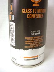 miniatura BOTE SPRAY CONVERTIDOR DE VIDRIO CRISTAL EN ESPEJO CROMADO BRILLANTE