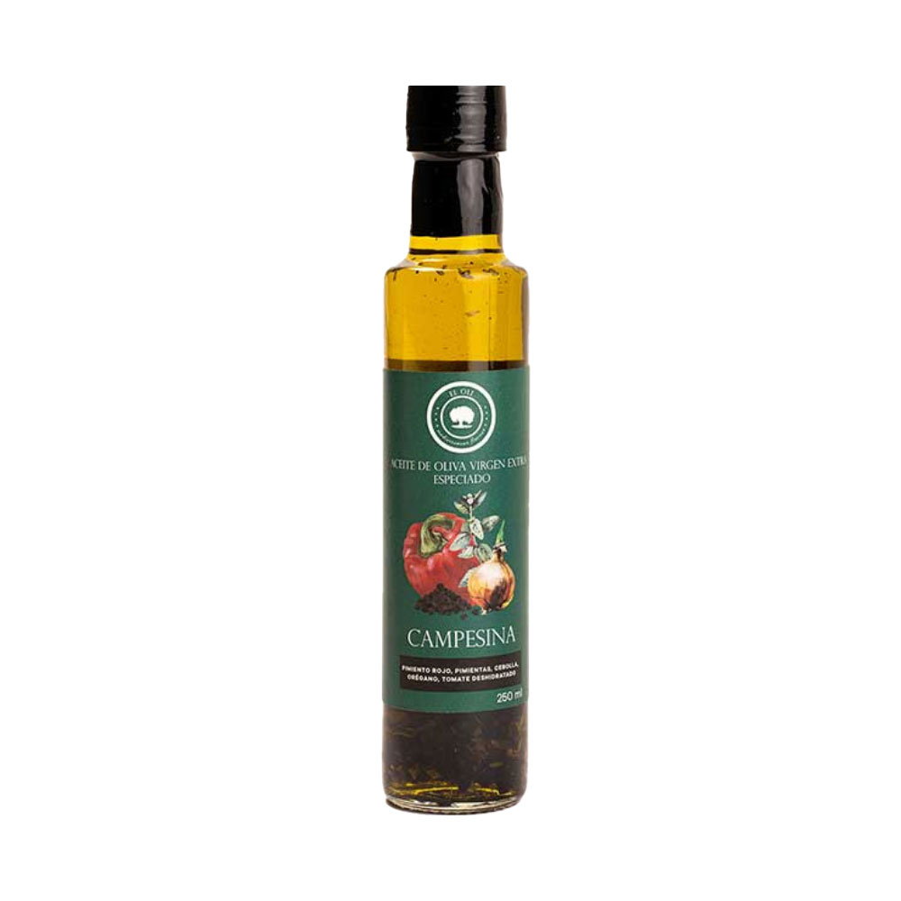 Aceite Especiado de Oliva Virgen El Oli Campesina