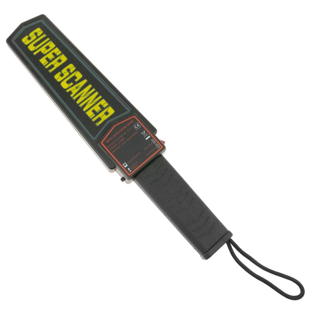 Detector de metales para seguridad, manual, 2 sensibilidades
