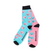 miniatura Calcetines solidarios de Unoentrecienmil | Azul y rosa