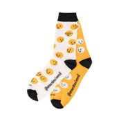 miniatura Calcetines solidarios de Unoentrecienmil | Naranja y blanco