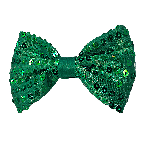 Pajarita Lentejuela Verde.