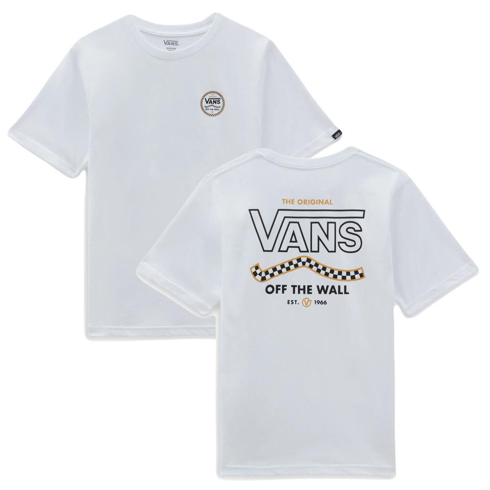 Imagen CAMISETA VANS LOCKIT-B BLANCO JUNIOR NIÑOS T SHIRT VN000FGYWHT1