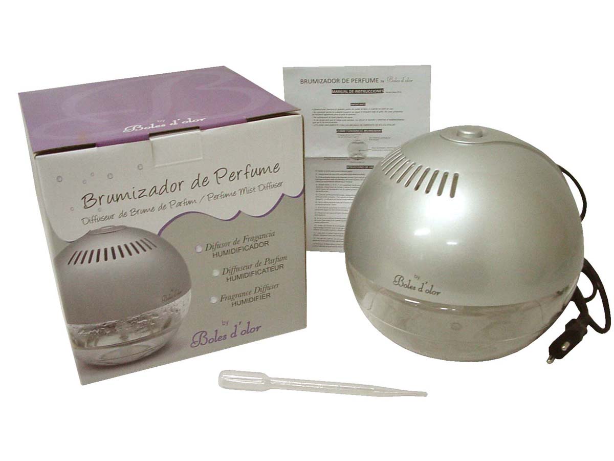 Brumizador Humidificador Difusor de fragancia 600 ml color Plata 1