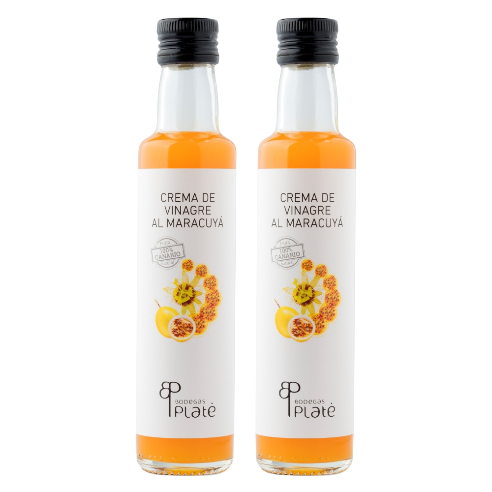 PLATÉ Crema de vinagre Maracuyá 25 cl.