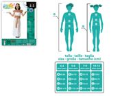 miniatura Disfraz Infantil Faraona Blanco y Dorado 5