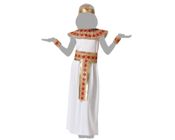miniatura Disfraz Infantil Faraona Blanco y Dorado 1