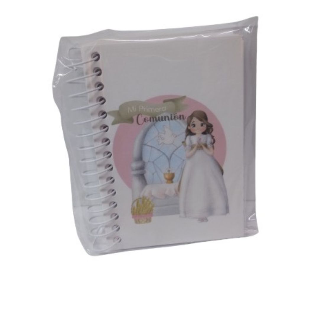 Libreta Primera Comunión Niña - 10 Unidades