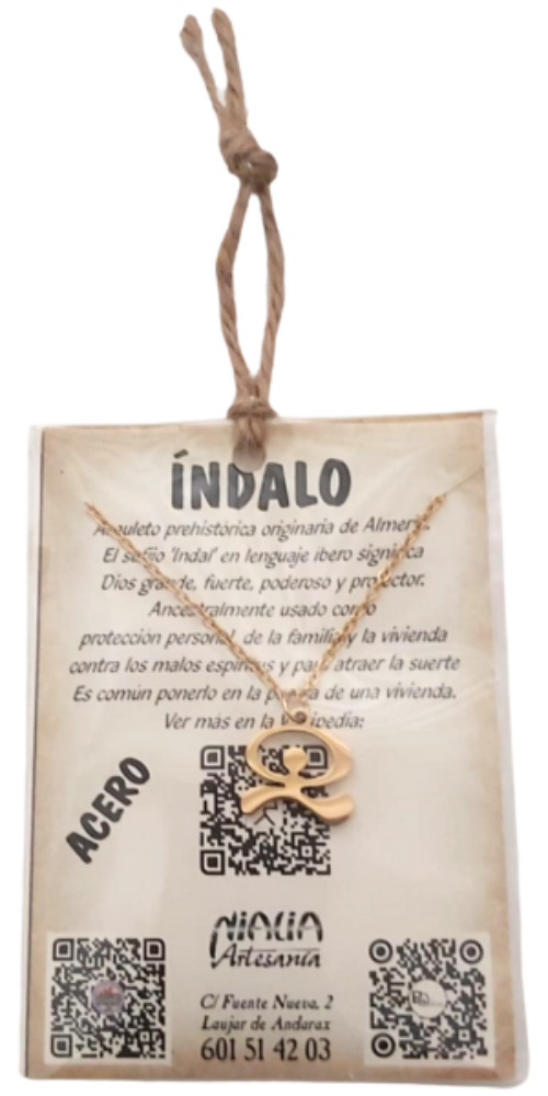 Amuleto de acero Índalo 020