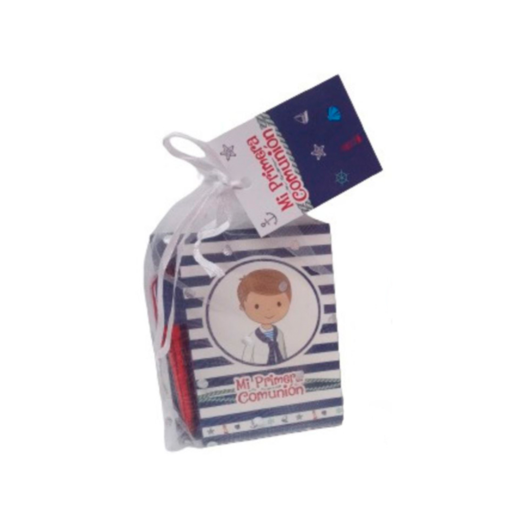 Libreta Dibujo Niño Bolsa Organza - 10 Unidades