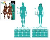 miniatura Disfraz India Mujer Adulto Marrón oscuro 3