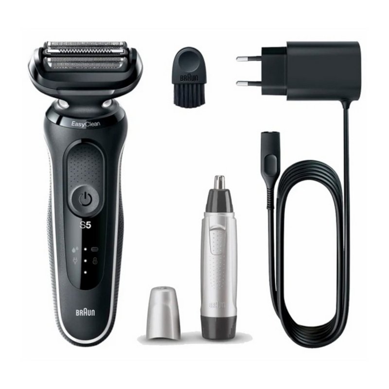Afeitadora en Seco/Mojado + Ear&Nose EN10 Braun Pack Series 5 51-W1000s 1