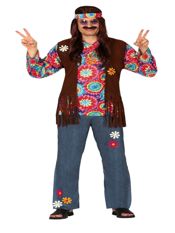 miniatura Disfraz hippie hombre