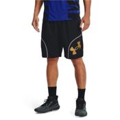 miniatura Imagen SHORT UNDER ARMOUR PERIMETER 11" NEGRO DORADO BASKET 1370222-002