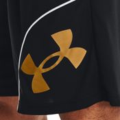 miniatura Imagen SHORT UNDER ARMOUR PERIMETER 11" NEGRO DORADO BASKET 1370222-002