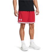 miniatura Imagen SHORT UNDER ARMOUR 10" PERIMETER ROJO BLANCO BASKET 1383392-600