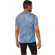 miniatura Imagen CAMISETA ASICS CORE ALL OVER PRINT SS TOP AZUL T SHIRT RUNNING 2011C646-401