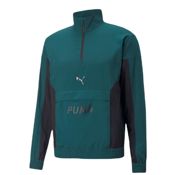 miniatura Imagen SUDADERA PUMA FIT WOVEN 1/2 ZIP VERDE HOODIE  522129-24