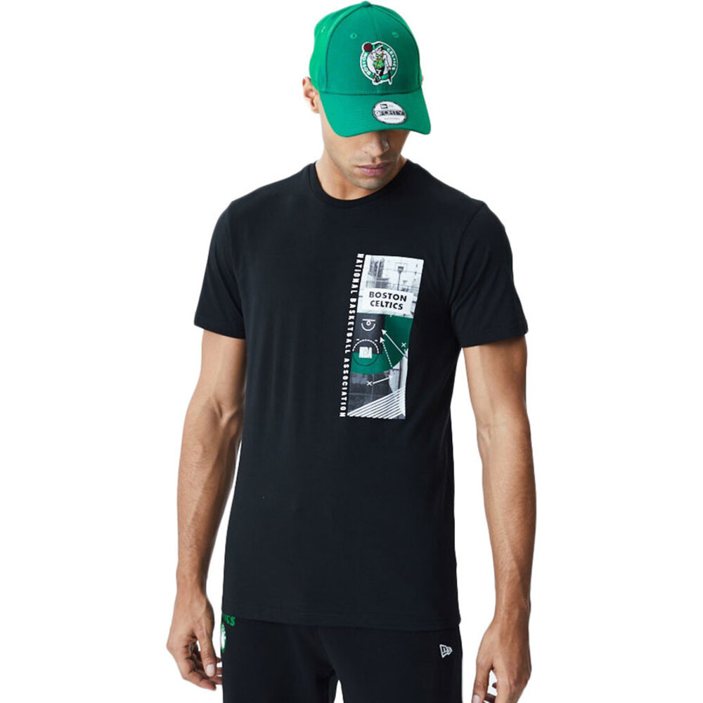 Imagen CAMISETA NEW ERA PHOTO PRINT BOSTON CELTICS NEGRO  12195382