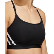 miniatura Imagen SUJETADOR ADIDAS AER LS 3S NEGRO BLANCO BRA HC7862