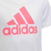 miniatura Imagen CAMISETA ADIDAS G BL T BLANCO ROJO ACIDO HE2006