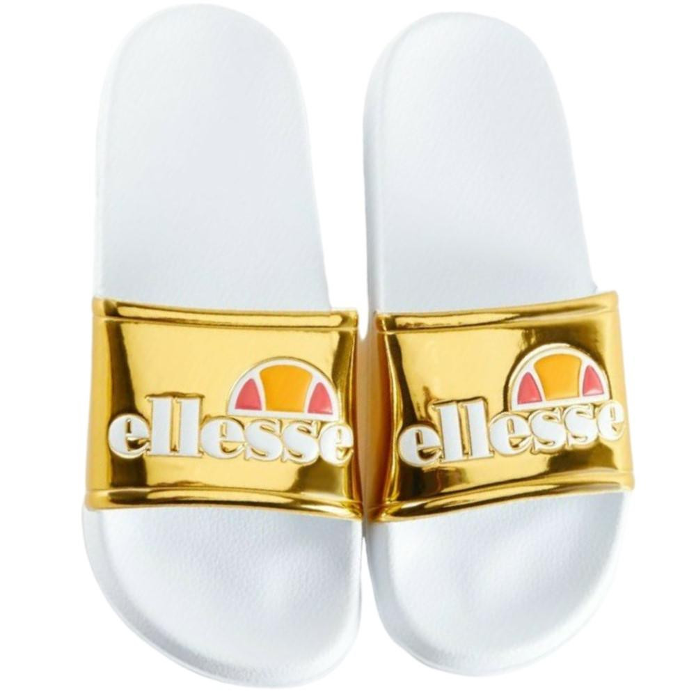 Imagen CHANCLAS ELLESSE GISELLE BLANCO DORADO FLIP FLOPS EL11W74510-03