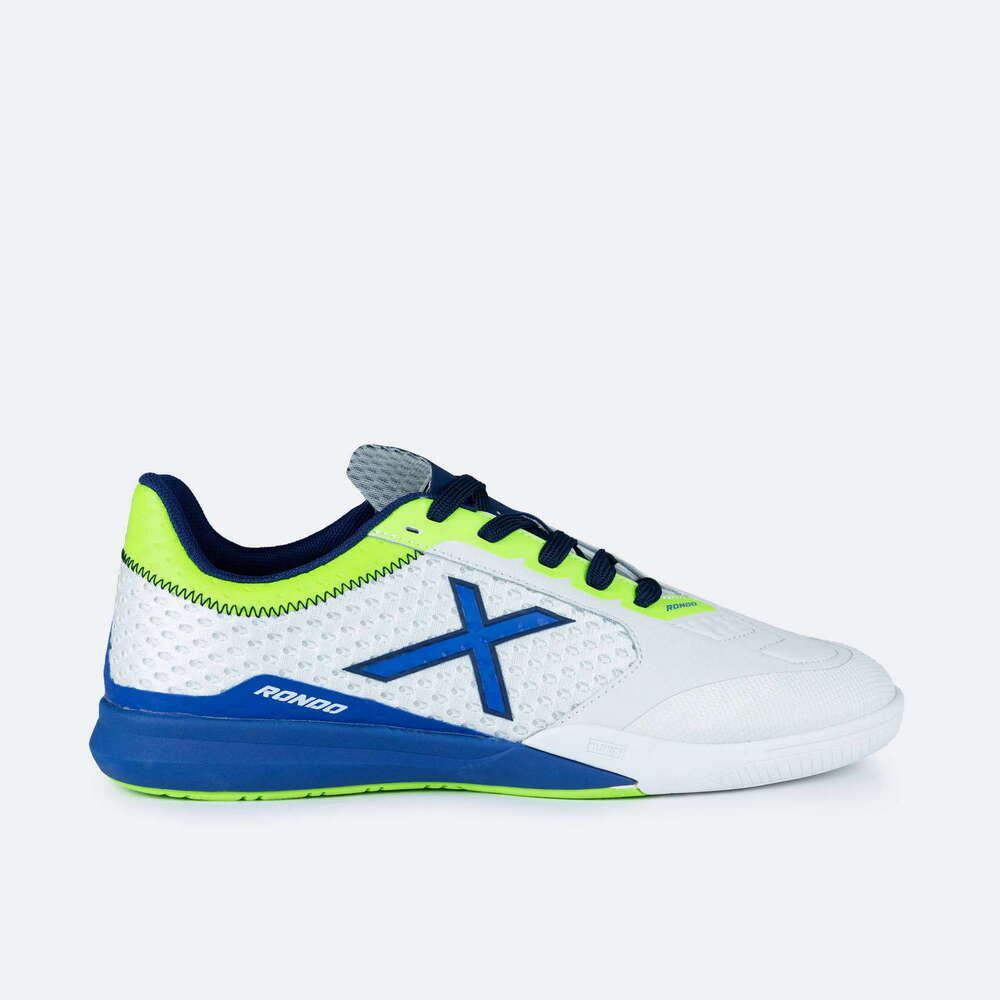 Imagen ZAPATILLAS MUNICH RONDO 07 BLANCO AZUL VERDE FUTBOL SALA 4770007