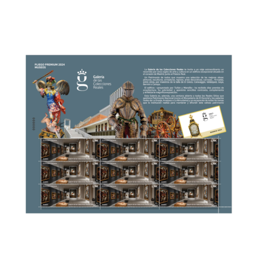 Pliego Premium Galería de las Colecciones Reales. Madrid | Serie Museos