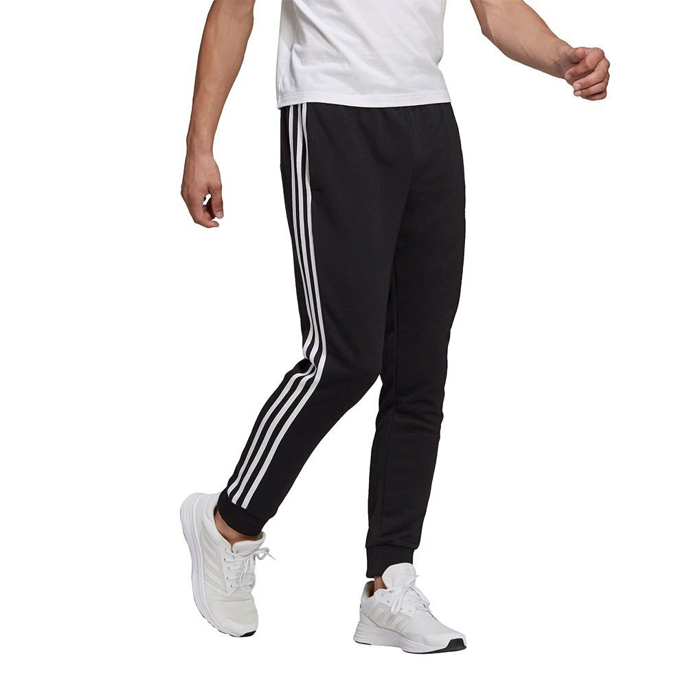 Imagen PANTALON ADIDAS M 3S JOG TP TRI NEGRO BLANCO PANT H46105