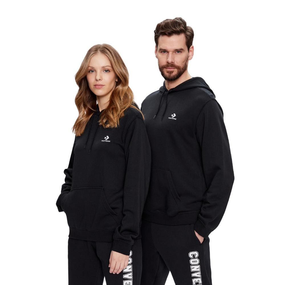 Imagen SUDADERA CONVERSE STAR CHEVRON NEGRO HOODIE 10023874-A01