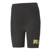 miniatura Imagen LEGGINGS PUMA ESS+METALLIC SHORT NEGRO DORADO 58689501