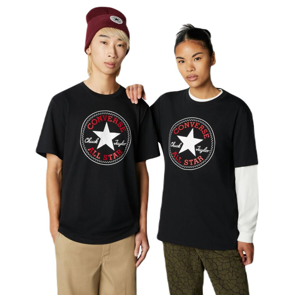 Imagen CAMISETA CONVERSE CHUCK PATCH NEGRO T SHIRT 10025459-A01