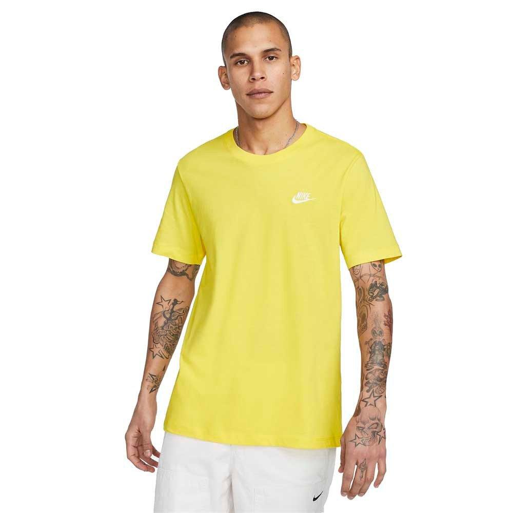 Imagen CAMISETA NIKE M NSW CLUB AMARILLO T SHIRT MAGLIETTA AR4997-718