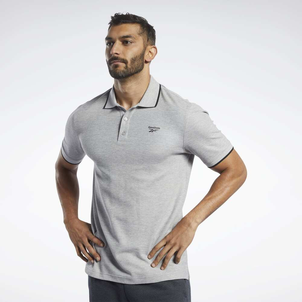Imagen POLO REEBOK RI POLO GRIS FQ4219
