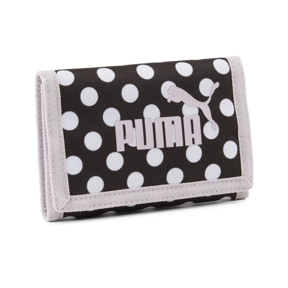 Imagen CARTERA PUMA PHASE AOP WALLET NEGRO BLANCO VIOLETA WALLET 054364-08